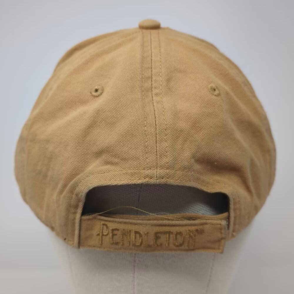 Pendleton Baseball Cap Brown White Strapback Hat … - image 6